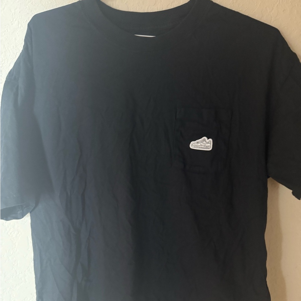 Black Nike Men's T-Shirt with Pocket Detail